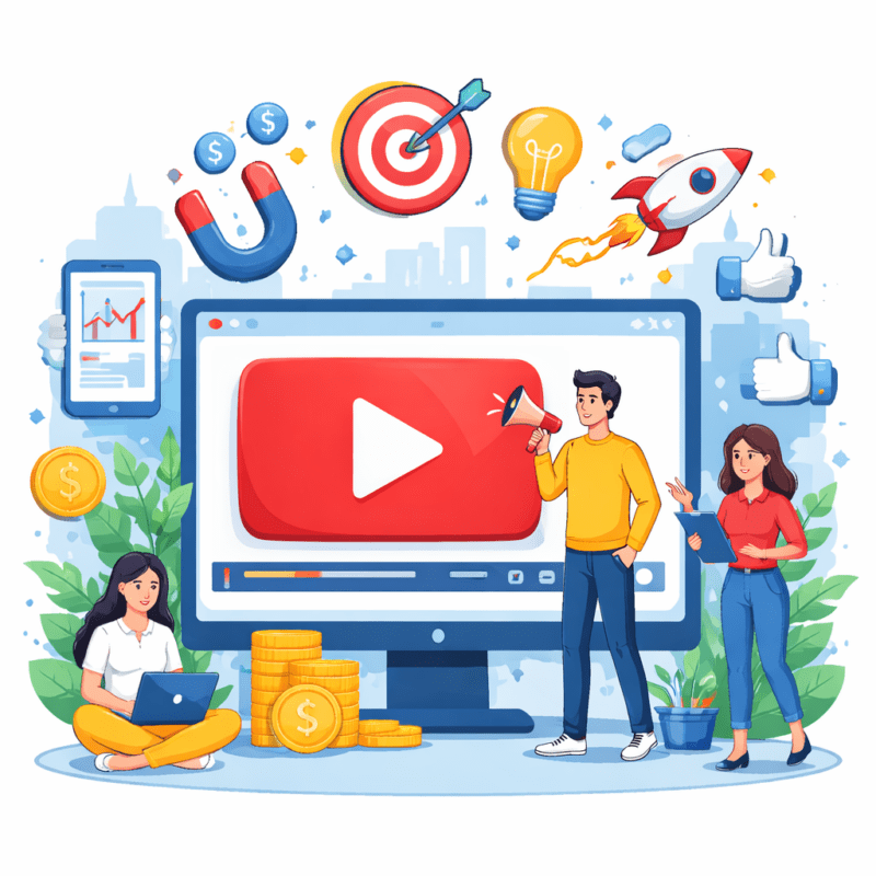 YouTube marketing agency helping UK creators grow views and engagement