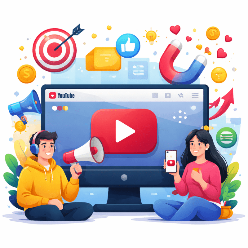 Worldwide YouTube promotion services for creators, brands, music artists, and influencers.