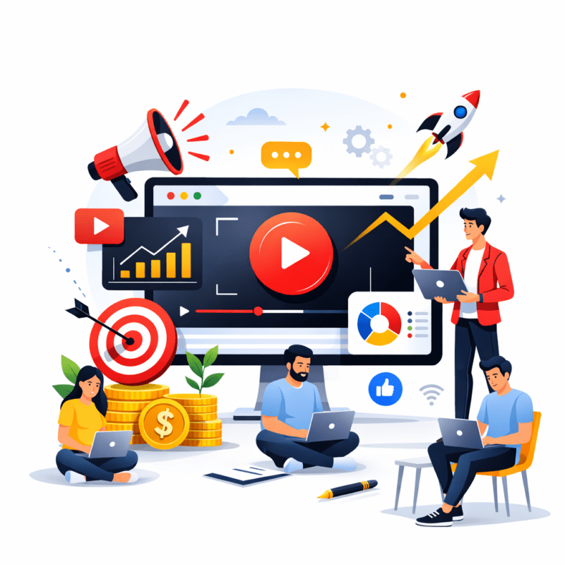 YouTube advertising services in Australia to increase video views and audience engagement.