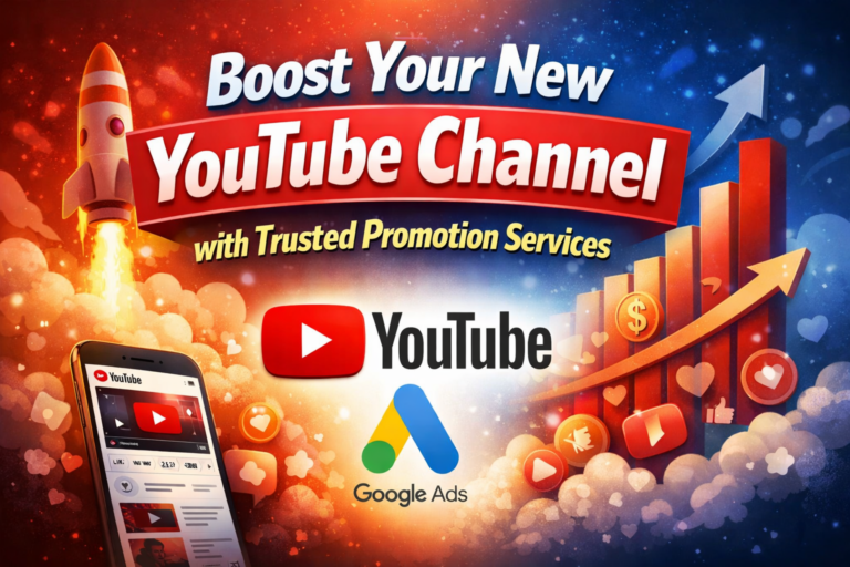 YouTube promotion service helping new creators get real views and grow their channel