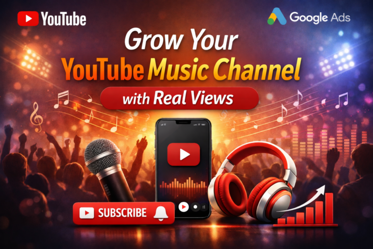 Promote your YouTube music video to get real views and engagement.