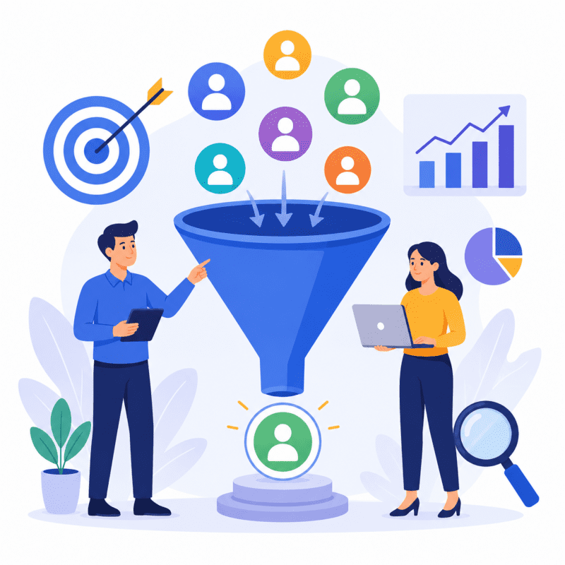 Digital marketing campaign generating real estate leads for apartments, villas, and commercial properties