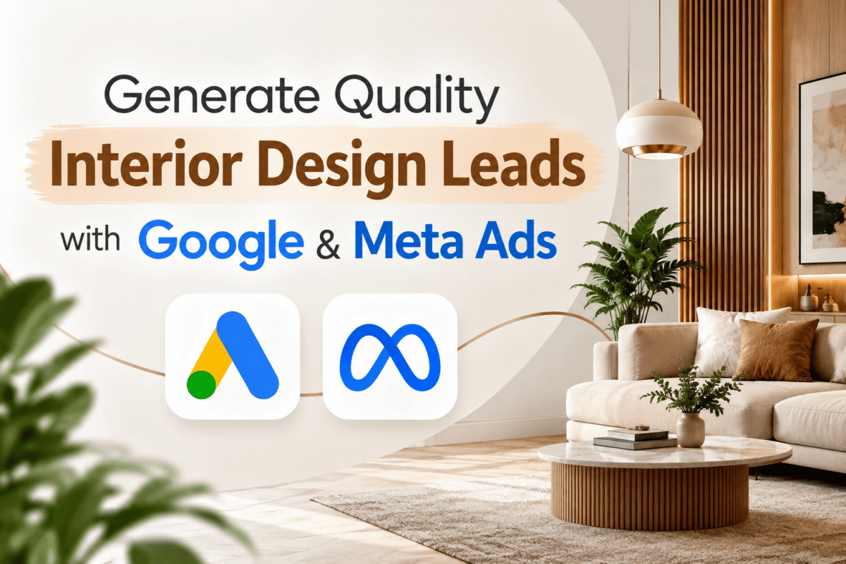 Generate Quality Interior Design Leads with Google & Meta Ads