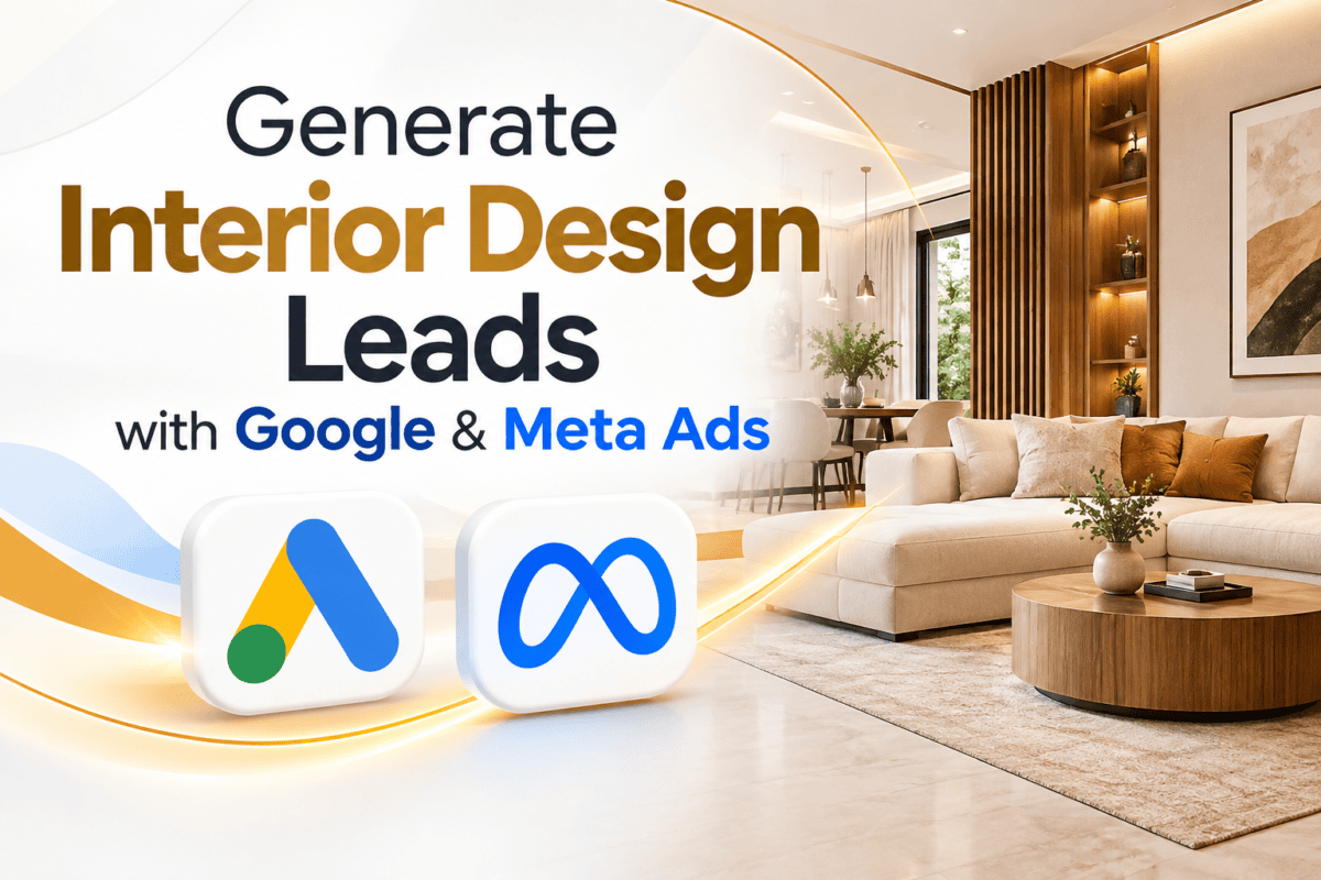 Generate Interior Design Leads with Google & Meta Ads